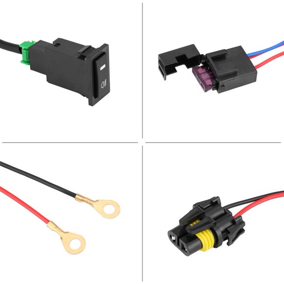Hilitand ON-OFF Spot Light Switch, On/Off Switch Wiring Wiring Harness, For Car