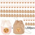 thumbnail image 1 of CHUANK 200Pcs Kraft paper candy boxes  brown+white, 1 of 6