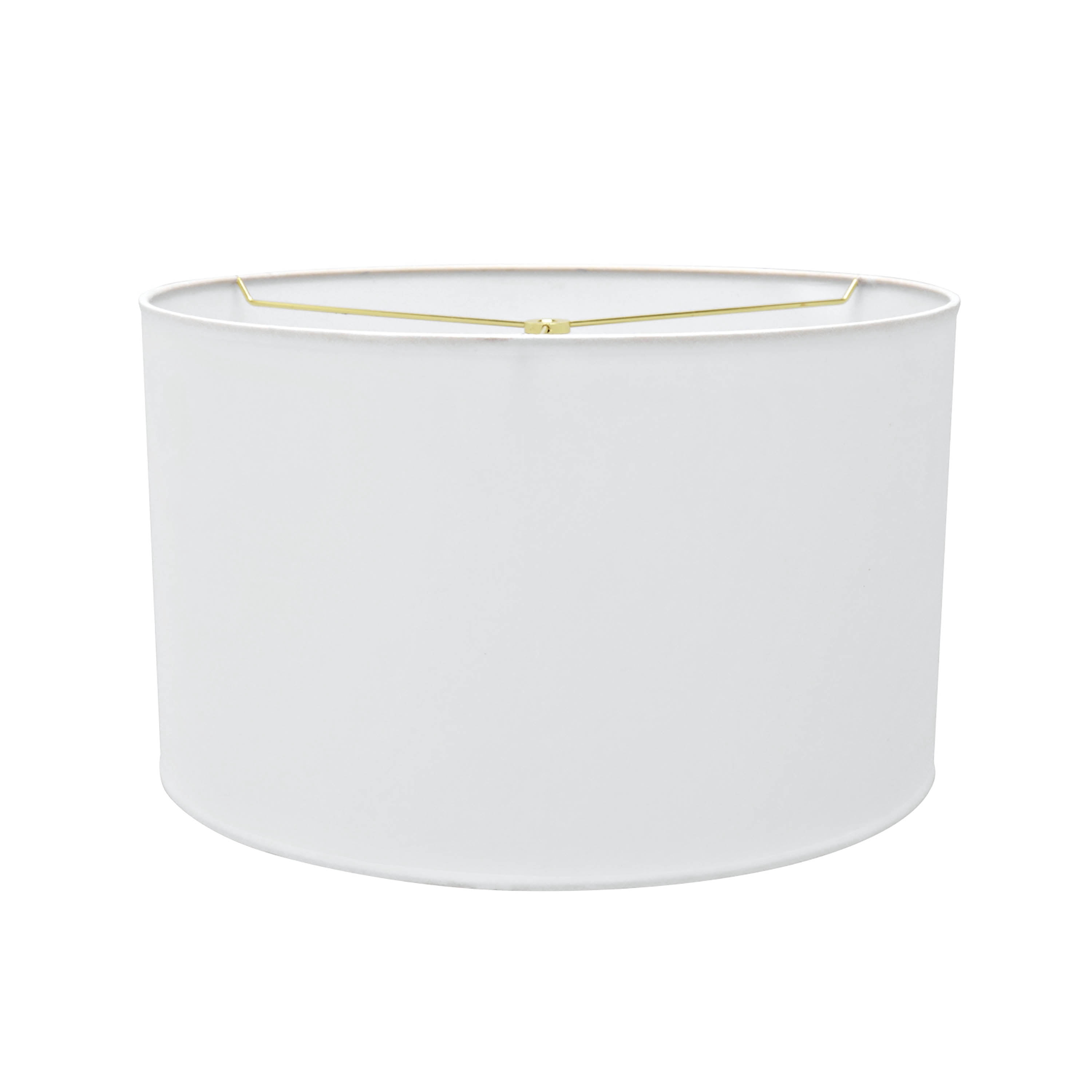 Aspen Creative 31007 Transitional Hardback Drum (Cylinder) Shape Spider Construction Lamp Shade in Off White, 17" wide (17" x 17" x 10")