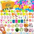 thumbnail image 2 of CY5O5ee Prefilled Easter Eggs with Toys Inside 36PCS Colorful Stuffed Toy for DIY Easter Egg Filler and Party Classroom Supplies Gift Exchange, 2 of 3