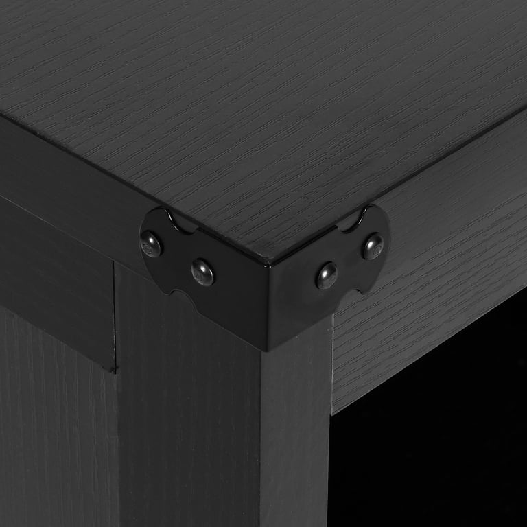 Uforic 8 Cube Organizer Bookcase, Farmhouse Cubby Bookshelf