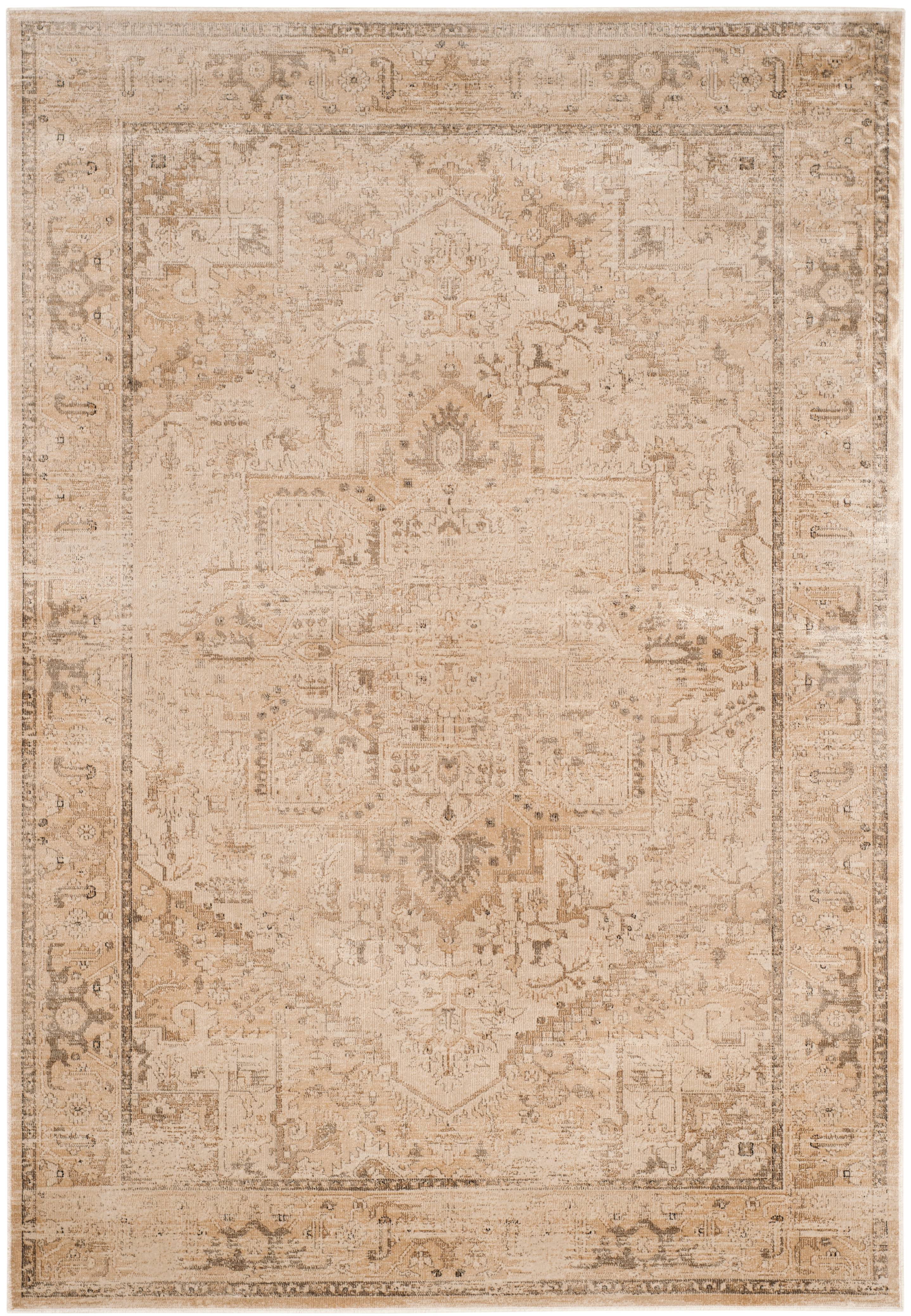 SAFAVIEH Vintage Adrian Traditional Area Rug, Stone, 9' x 12'