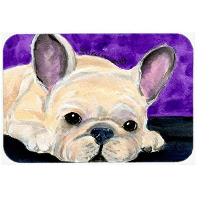 Carolines Treasures SS8698LCB French Bulldog Glass Cutting Board- Large