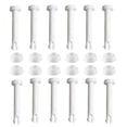 thumbnail image 4 of HEMOTON White Plastic Connection Pins for Swimming Pool with Sealing Strips 12 Pieces 2.36 Inch, 4 of 7