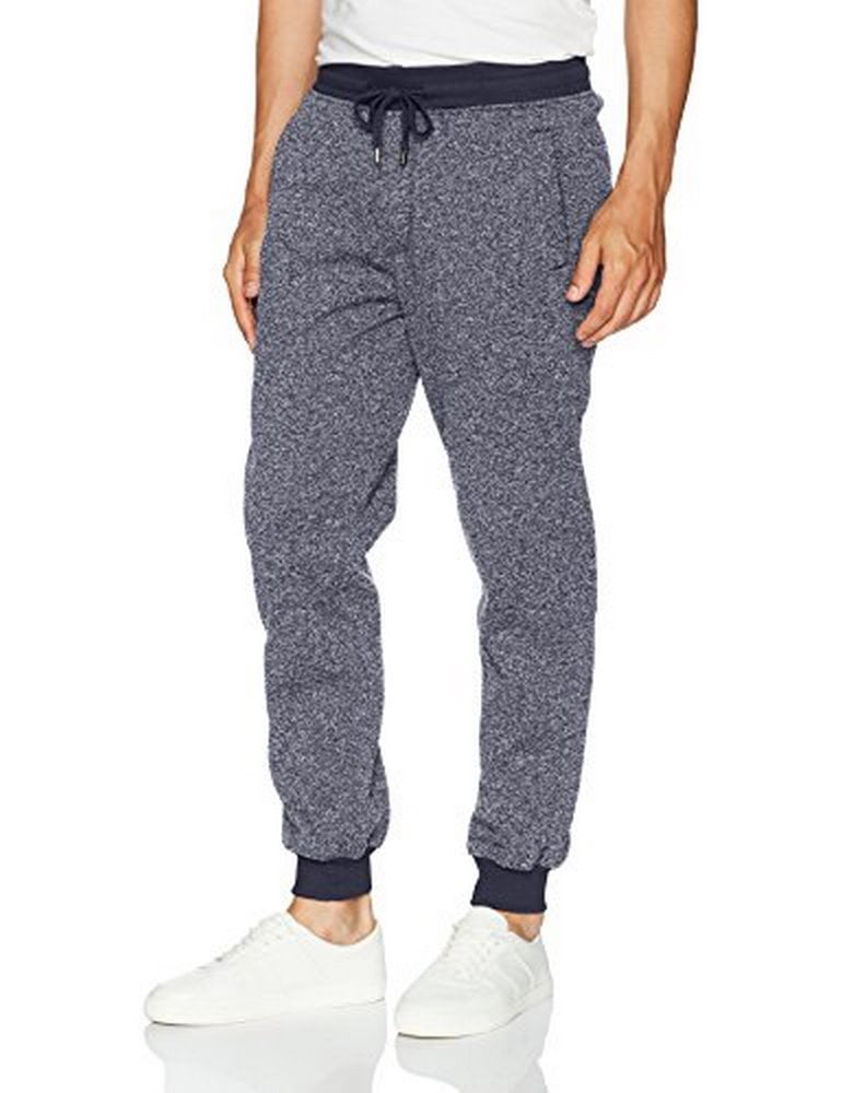 SOUTHPOLE - Southpole Mens MARLED FLEECE JOGGER, MARBLED NAVY, S ...