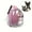 Pink Red, variant on 1pc Transparent Breathable Large Capacity Cat and Dog Outing Carrying Backpack Pet Backpack, Outdoor Portable Space Capsule, Pet Supplies for Christmas, Halloween, Thanksgiving Gift