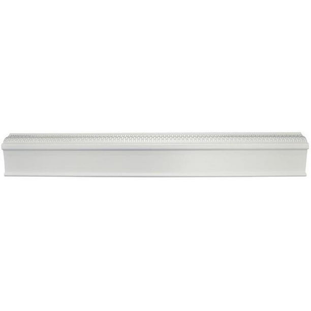 Plastx 4719043 4 ft. Better Baseboard Heater Cover, White