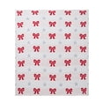 thumbnail image 3 of Bows and Stars Throw, Red/White/Blue, 50" x 60", by My Texas House, 3 of 8
