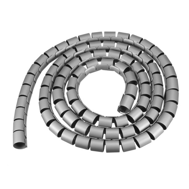 Flexible Spiral Tube Wrap Cable Management Sleeve 21mmx23mm Computer