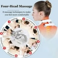 thumbnail image 6 of Cervical Massager USB Smart Pulse Heating 4 Head Neck Massager for Neck, 6 of 8
