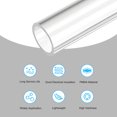 thumbnail image 3 of Uxcell Acrylic Pipe Clear Rigid Round Plastic Tube 17mm ID 21mm OD 10", 3 of 6
