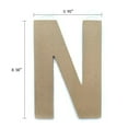 thumbnail image 2 of Lettre N en bois du décor Lerman, 2 of 4