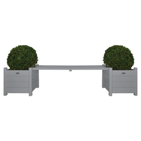 EAN 8714982080760 product image for Esschert Design Planters with Bridge Bench | upcitemdb.com