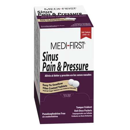 MEDI-FIRST Sinus and Allergy,Tablet,PK250 81948