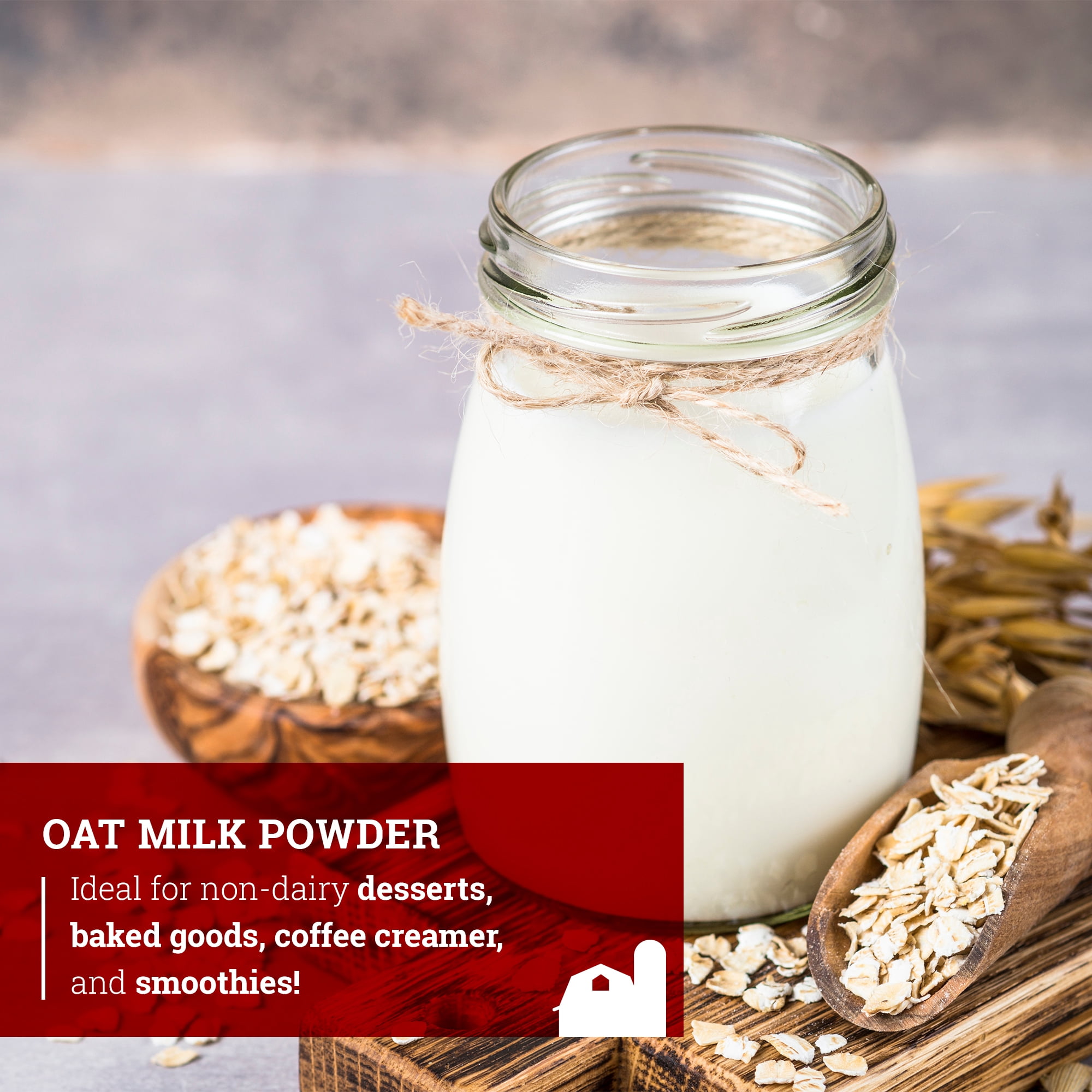 Hoosier Hill Farm Oat Milk Powder, 3 lb Bag