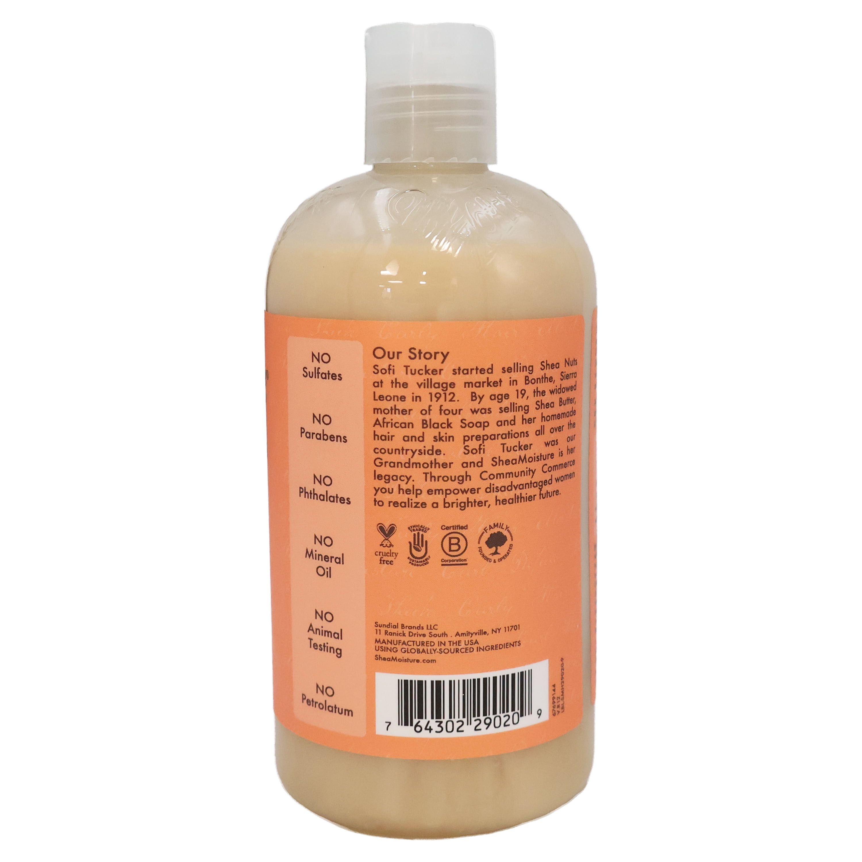 Shea Moisture Coconut Hibiscus Curl and Shine Shampoo, 13 Oz., Pack of 12