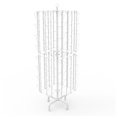 thumbnail image 1 of FixtureDisplays® Adjustable Greeting Card Rack 4x6"-7x5" Horizontal Vertical Post Card Display.Pocket Size: 4.5-11" Wide X 5.8" Tall, 64 Pockets. 11603-L-DOUBLE-WHTK, 1 of 5