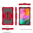 thumbnail image 4 of Case for Samsung Galaxy Tab A7 10.4 2020 Model SM-T500/T505, Kids Friendly Heavy Duty Rugged Shockproof Adjustable Kickstand Full Protective Tablet Cover with Hand/Shoulder Strap, Red+Black, 4 of 8