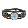 thumbnail image 1 of Numeración directa de Mahjong Pulsera marina tejida en cuero, 1 of 4