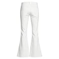 thumbnail image 4 of Ruiwill White Girls School Uniform Pants Size 9-10 Years Slim Fit Flared Pants School Outfits For Girls, 4 of 7