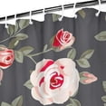 thumbnail image 4 of Waterproof Pioneer Shower Curtain 72x84 Inch Polyester Unique Cute Floral Shower Curtain for Bathroom Hotel Home Decor with 12 Plastic Hooks, 4 of 5
