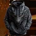 thumbnail image 4 of CONZONE Men's Hoodies Dragon Graphic Y2K Hoodie For Men Long Sleeve Pullover Hooded Sweatshirt Soft Fall Winter Sweatshirts, 4 of 5
