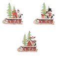 thumbnail image 2 of Billuyoard Árbol de decoración de escritorio de Navidad, colgante de bonita, artesanía DIY, adorno ensamblado, fiesta, hogar, dormitorio, oficina Kits de decoración para fiestas Muñeco de nieve Billuyoard HA069342-02, 2 of 6