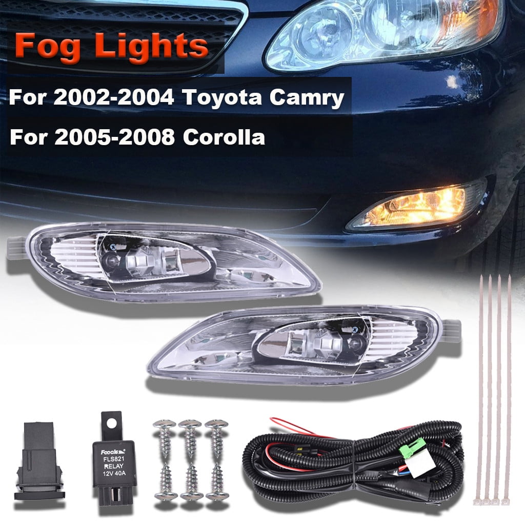 Fog Lights with Bulb For 2005-2008 Toyota Corolla Bumper Fog Lights Driving Lamp