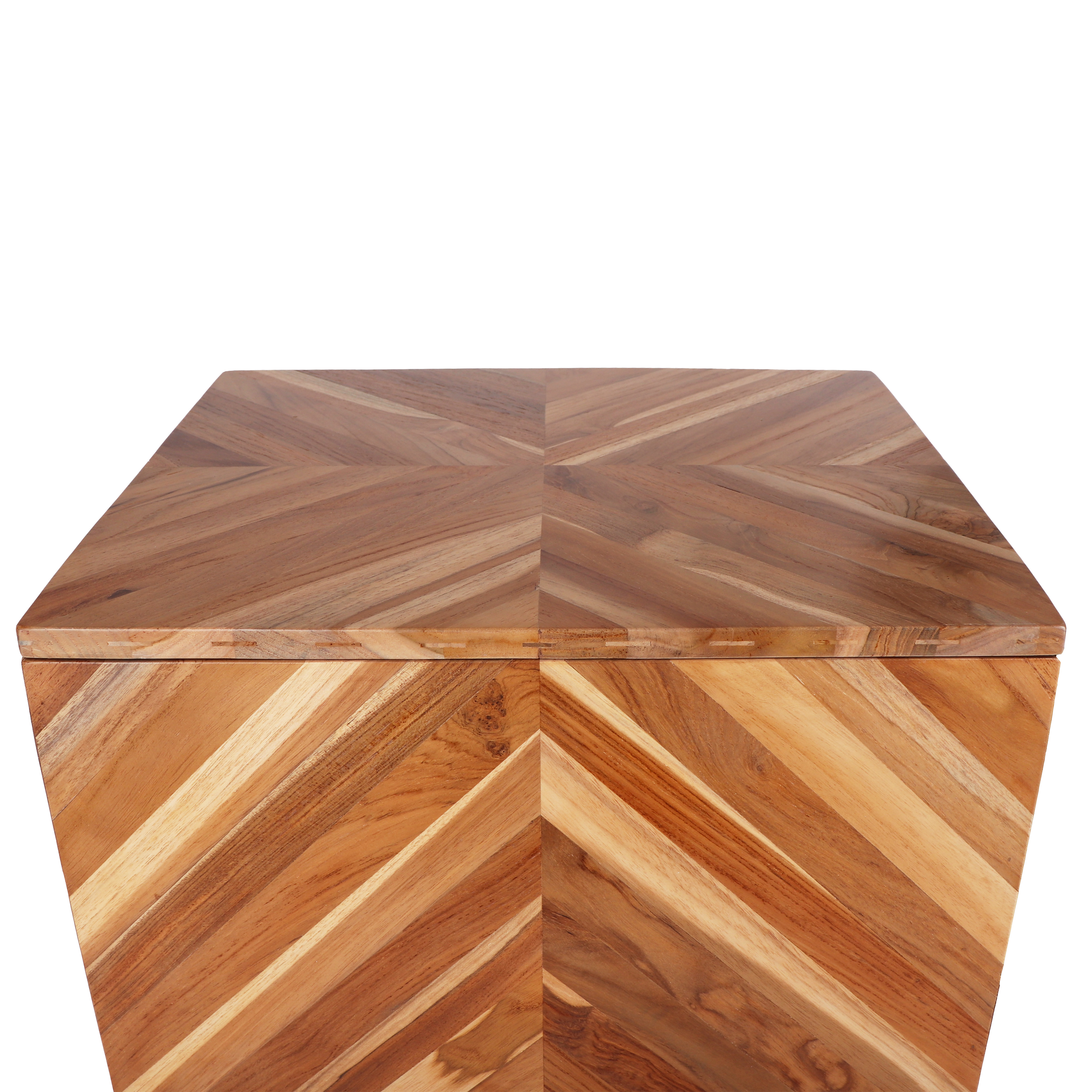 Rutledge & King Teak Rolling File Cabinet - Natural