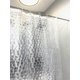 thumbnail image 1 of Anti-mold Shower Curtain With Weight Magnet Below, 0.2mm [180x200cm] Waterproof Antibacterial, 1 of 5