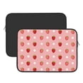thumbnail image 2 of Pofeuu Strawberries Print Laptop Carrying Case,13-15-Inch Laptop and Tablet, Sleek Design, Durable and Water-Repellent Fabric, Business Casual or School-15 inch, 2 of 8