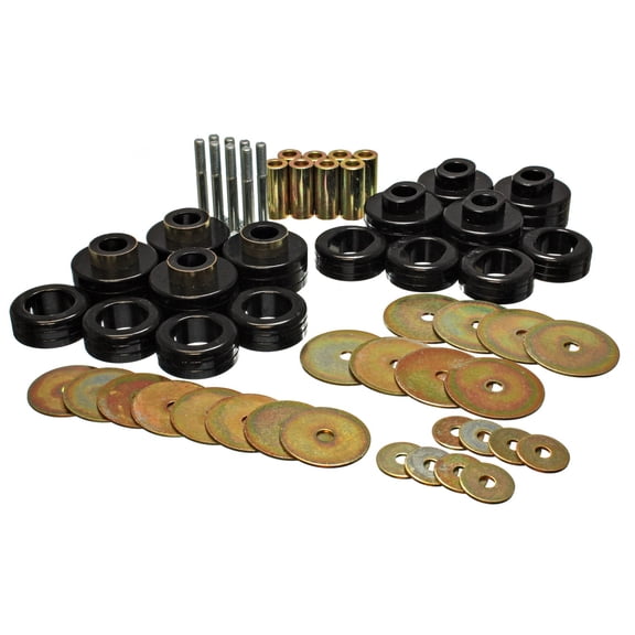 Energy Suspension 5.4115G Polyurethane Body Mount Bushings Black Fits select: 2003-2005 DODGE RAM 2500, 2003-2005 DODGE RAM 3500