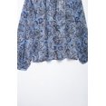 thumbnail image 4 of HH TRAF Mujeres Nueva Moda Nicho Versátil Paisley Camisa Estampada De Manga Larga Camisa Femenina Elegante Con Borde De Hongo De Mariposa Anudada, 4 of 4