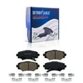 thumbnail image 5 of Detroit Axle - Brake Kit for 2014 2015 2016 Mazda 3 Sport, Disc Brake Rotors Ceramic Brake Pads: 11.02" Front and 10.43" Rear Rotor, 5 of 8