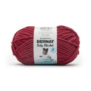 Bernat® Baby blanket™ #6 Super Bulky Polyester Yarn, Race car red 10.5oz/300g 220 Yd (2pk)