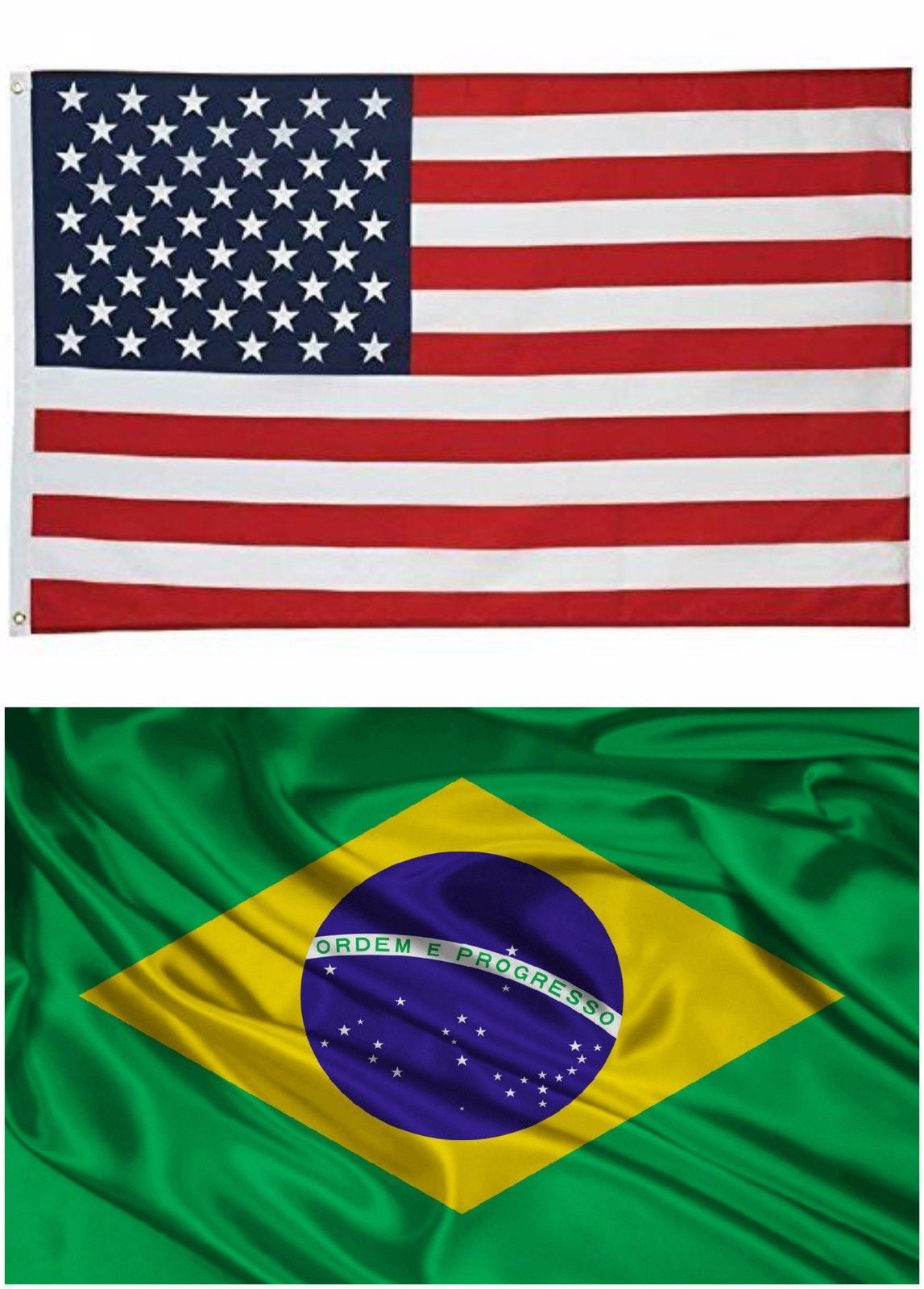 G128 Wholesale LOT 3'x 5' USA AMERICAN & 3'x5' Brazil