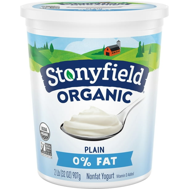 Stonyfield® Organic Plain Nonfat Yogurt 32 oz. Tub