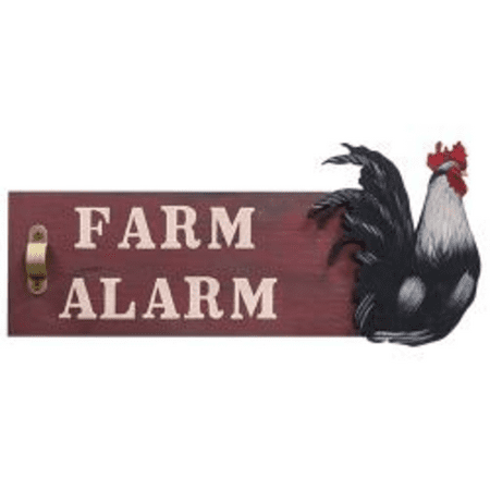 Farm Alarm Rooster Sign