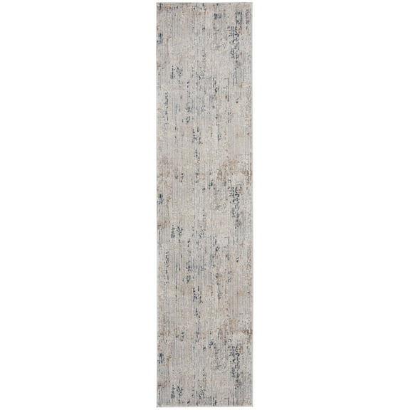 SAFAVIEH Invista Christina Abstract Runner Rug, Cream/Charcoal, 2' x 8'