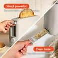 thumbnail image 4 of 2 Slice Slim Toaster,  Kitchenware, 6 Setting Shade Control with Reheat & Cancel Buttons, Removable Crumb Tray, 10” Long Slot, Anti Jam & Auto Shutoff, 900 Watt, Oatmilk, 4 of 6