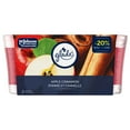 thumbnail image 3 of Glade® Scented Jar Candle Air Freshener, Apple Cinnamon, 2pk, 3 of 9