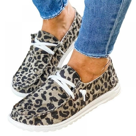 

PRAETER Women s Casual Breathable Canvas Shoes Fashion Single Shoes