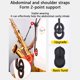thumbnail image 5 of Correa de hombro para saxofón, soporte de arnés para saxofón Tenor de agudos Altos, gancho, cinturón de viento, cordón de instrumentos Accesorios para instrumentos musicales Bloqueo abierto Sonducket OD028483-02, 5 of 6
