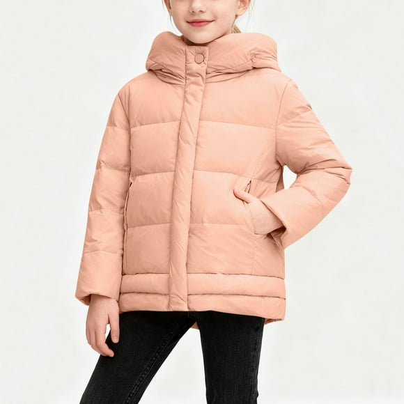 Cowsor Kids Winter Coats with Hooded Light Puffer Coat Warm Padded Jacket for Boys Girls Toddler