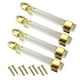 thumbnail image 1 of 4x Perilla de Manija de Tirón de Acrílico de Puerta Cajón Armario Extracción de Hardware Oro, 1 of 8