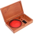 thumbnail image 1 of Miangastore Wood Stamp Storage Case Vintage Inkpad Stamp Storage Box Stamp Packing Box, 1 of 8