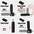 thumbnail image 2 of Clavijas de pie Pedales traseros de aluminio Plegables Antideslizantes para motocicleta Bicicleta ATV UTV Ndcxsfigh Accesorios para autos y motos, 2 of 8