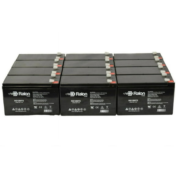 Raion Power 12V 8Ah Replacement Battery for Peg Perego 490925 - 12 Pack