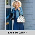 thumbnail image 6 of Pioneer Flower Floral Print Pattern Drawstring Lunch Bag Women - Drawstring Lunch Bag Insulated for Work Office - Stain-Resistant Large Lunchbags for Women with Multi-Pockets, 6 of 6