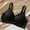 Black, variant on Full Cup Wireless Bra for Women Padded Supportive Bralette No Underwire Everyday Comfortable Lingerie